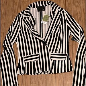 STRIPED BLAZER